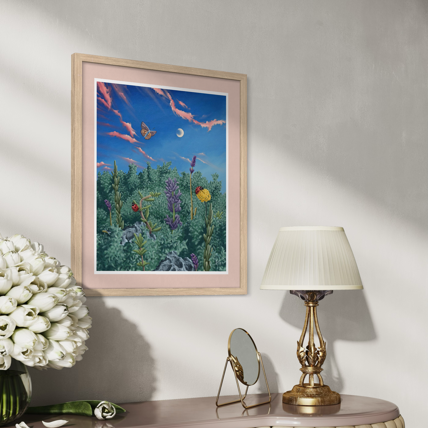 Summer Garden Collage Print
