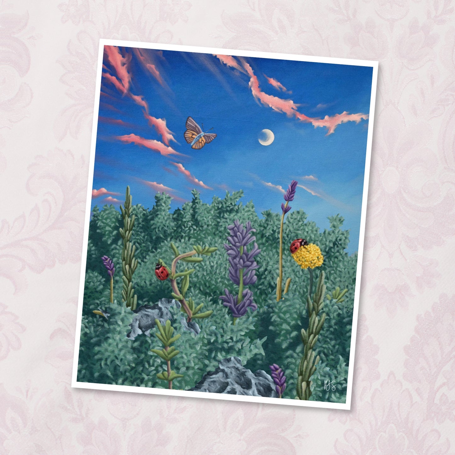 Summer Garden Collage Print